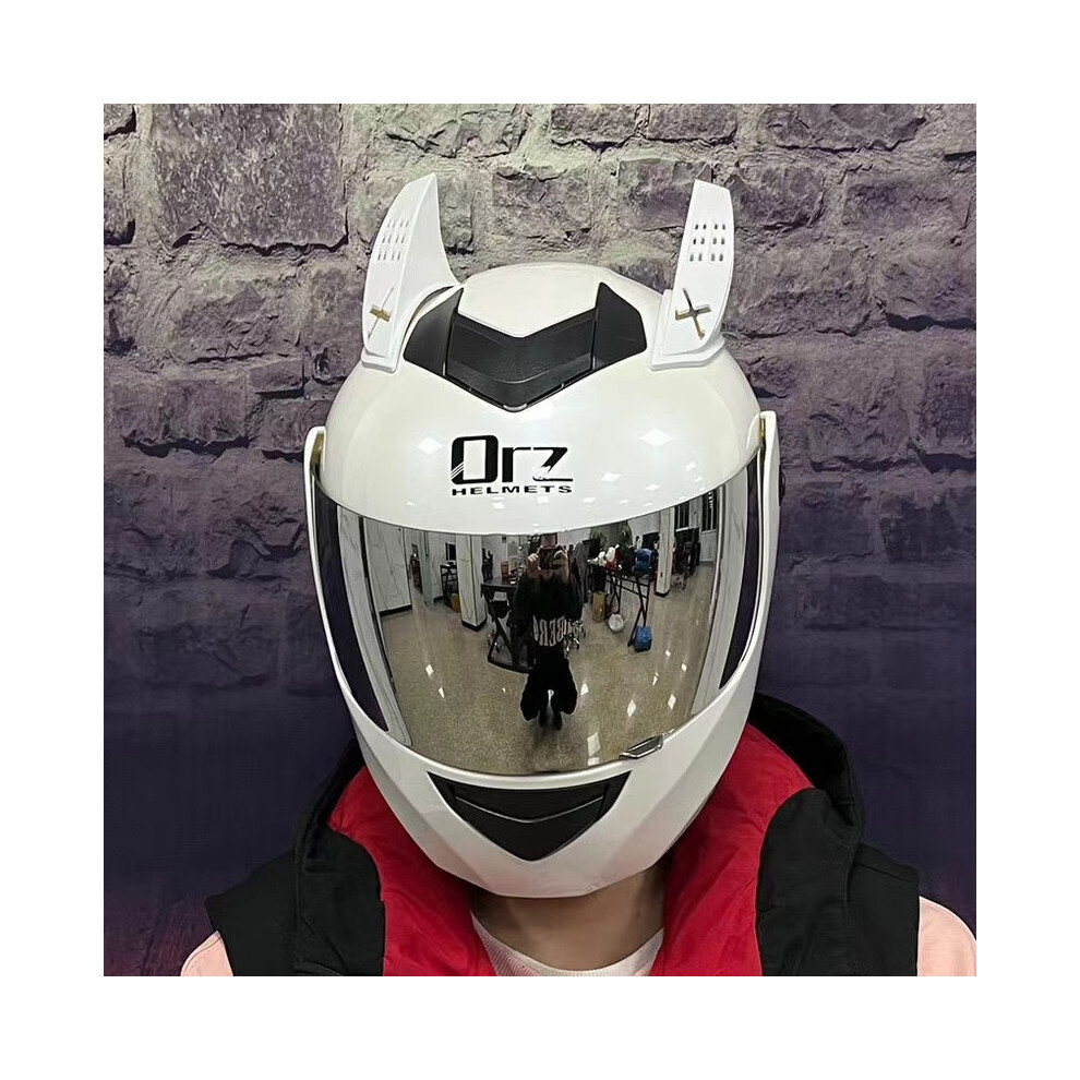 (S, D3) ORZ-161 Modular Flip Motorcycle Helmet Motocicleta Casco Double Sunshade-image-OPC-PGNCGVM-NEW