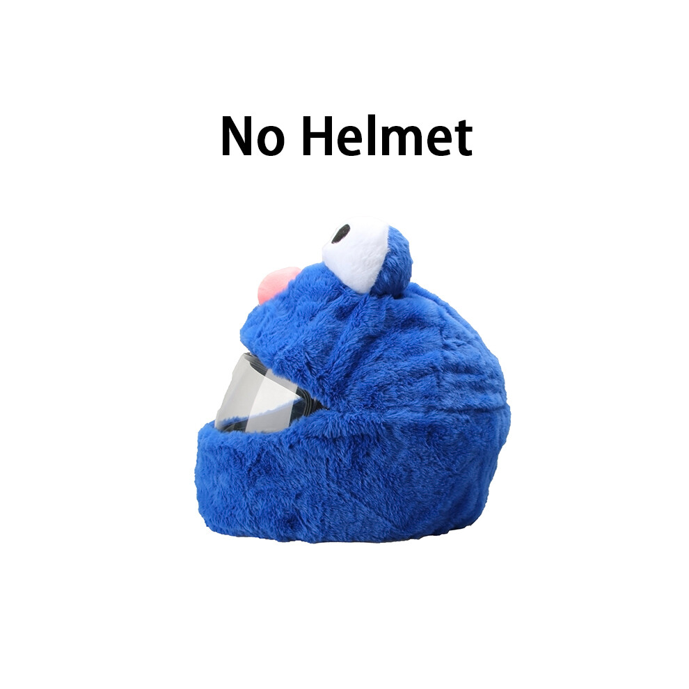 (M, Blue Ses) Plush Cover for Motorcycle Helmet Accessories Full Helmet Case Motorcycle-image-OPC-PGNCGHX-NEW