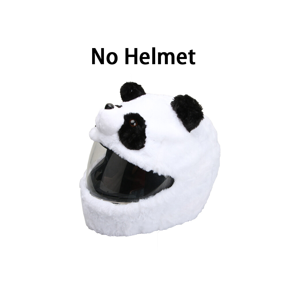 (M, White Panada) Plush Cover for Motorcycle Helmet Accessories Full Helmet Case Motorcycle-image-OPC-PGNCGJG-NEW
