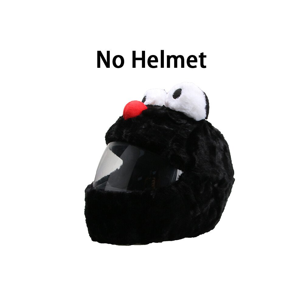 (S, Black Ses) Plush Cover for Motorcycle Helmet Accessories Full Helmet Case Motorcycle-image-OPC-PGNCGJX-NEW