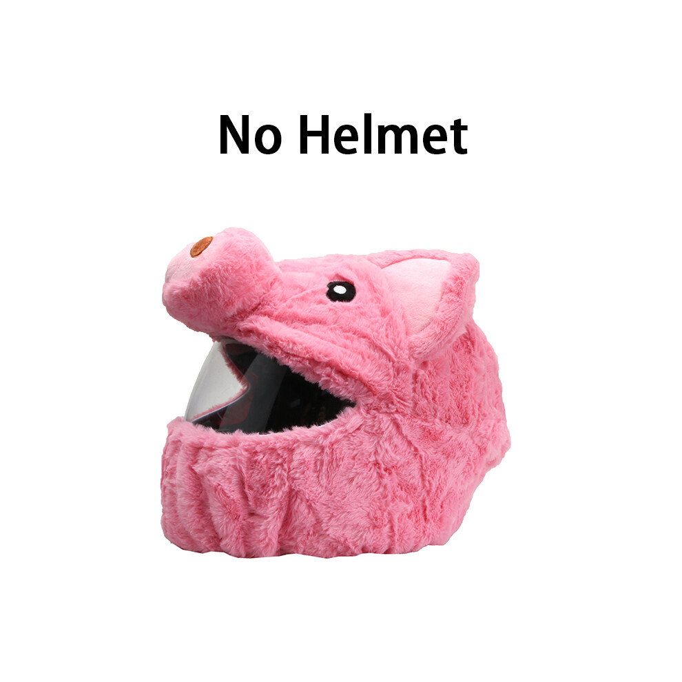 (S, Pink pig) Plush Cover for Motorcycle Helmet Accessories Full Helmet Case Motorcycle-image-OPC-PGNCGKD-NEW