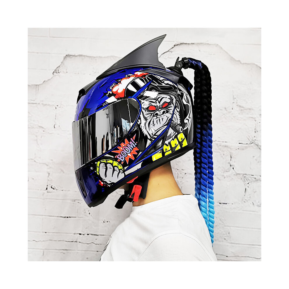 (L, 2 (1)) Full Face Safe Motorcycle Helmet double lens latest version ABS Material-image-OPC-PGNCJYN-NEW