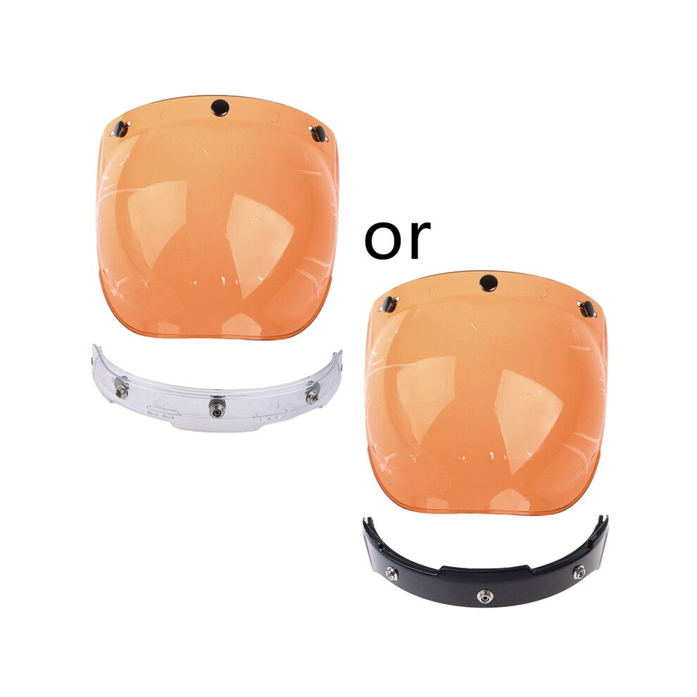 (W-9) Motorcycle Helmet Sun Visor Goggles UV Protection Shield Lens for Bicycle-image-OPC-PGNCHSK-NEW