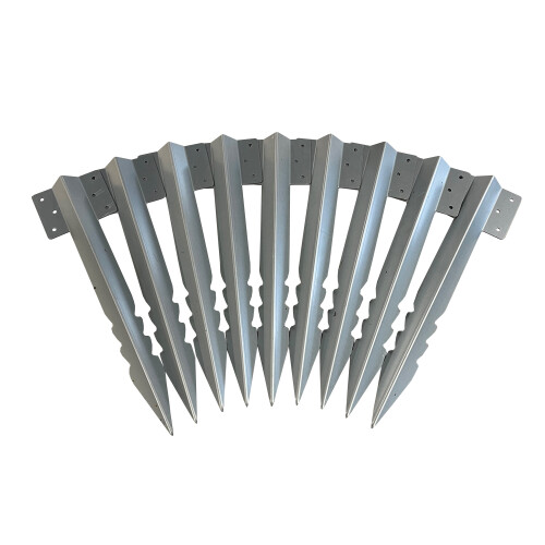 Selections Straight Railway Sleeper Brackets (Pack of 10)