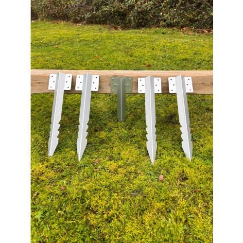 Selections Straight Railway Sleeper Brackets (Pack of 10) 1