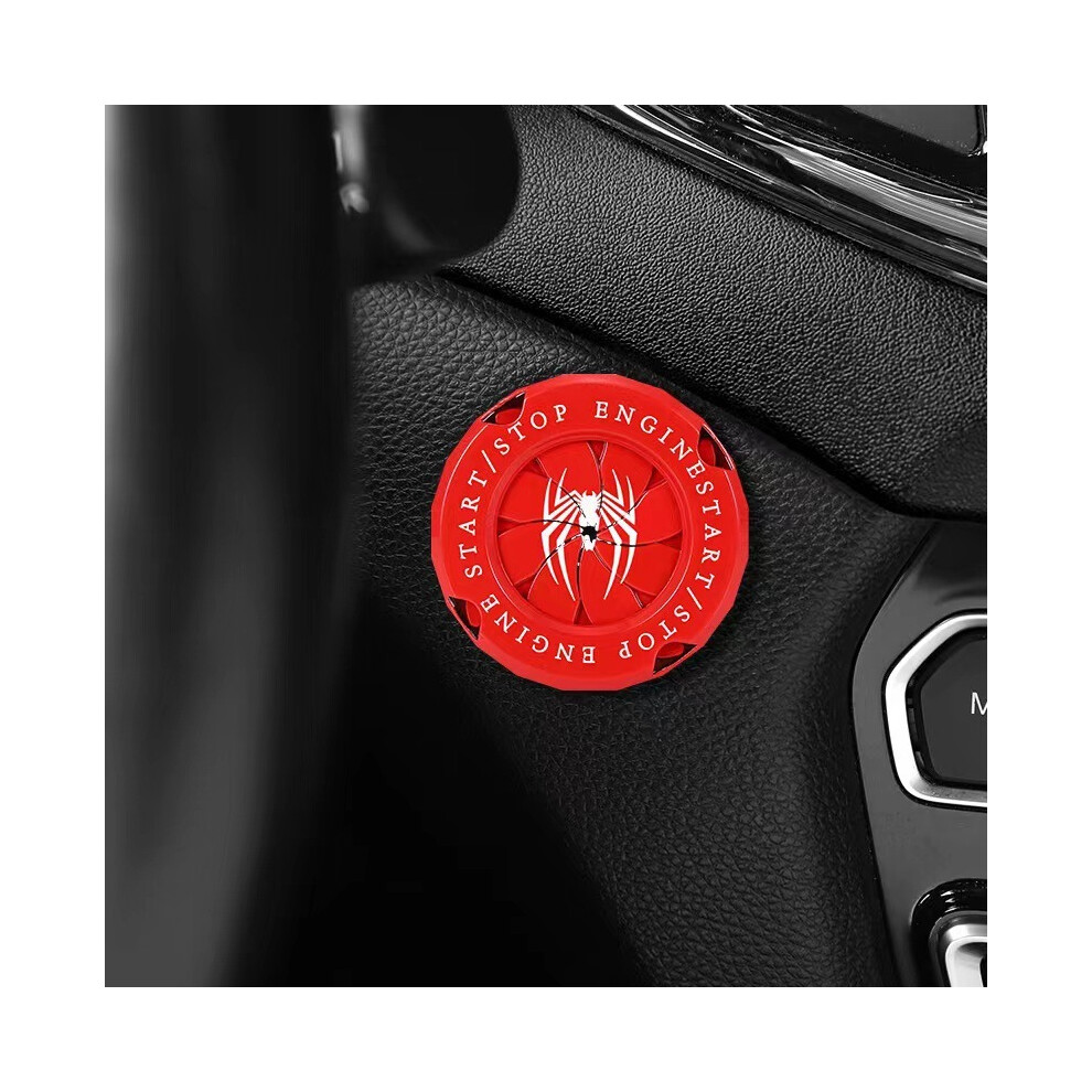 (spider) Universal Car Moto Engine Start Stop Button Cover One-button Start Knob-image-OPC-PGNCZF8-NEW