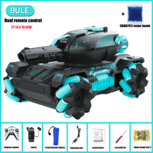 (BLUE-Dual RC) RC Car Children Toys for Kids 4WD Remote Control Car RC Tank Gesture Controlled