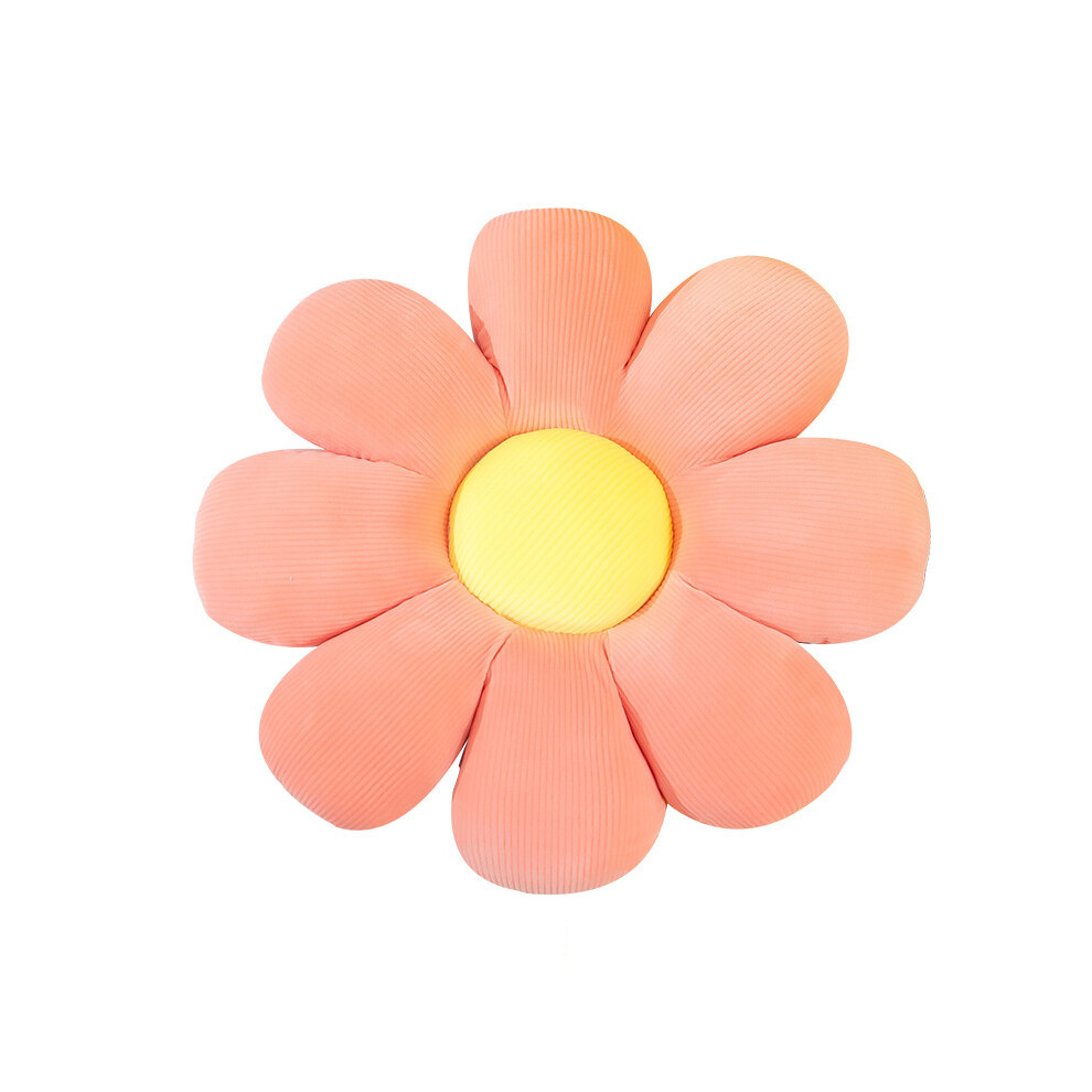 (35X35cm, A1) Stuffed Six Petal Flower Cushion Girly Room Decor Sunflower Pillow Bay