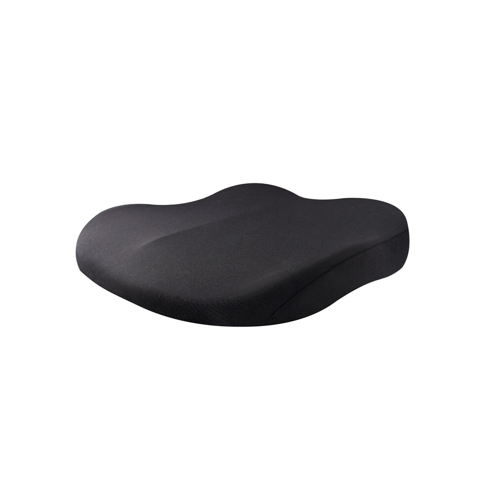 (Black) Car Booster Seat Cushion Memory Foam Height Seat Protector Cover Pad Mats
