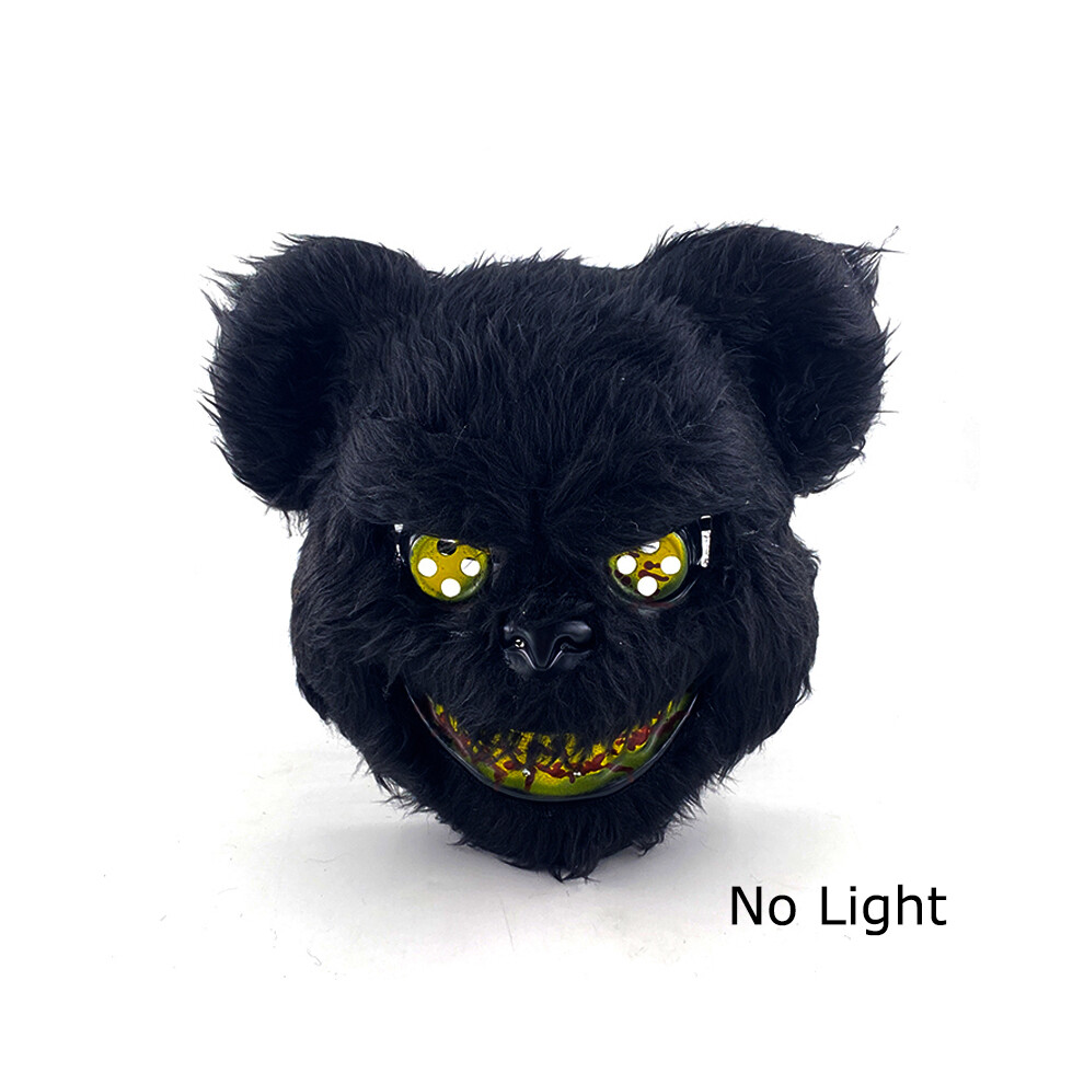 (Black Bear) Halloween Party Bloody Bunny Head Cover Rabbit Bear Cosplay Mask Carnival-image-OPC-PGNDM9Z-NEW