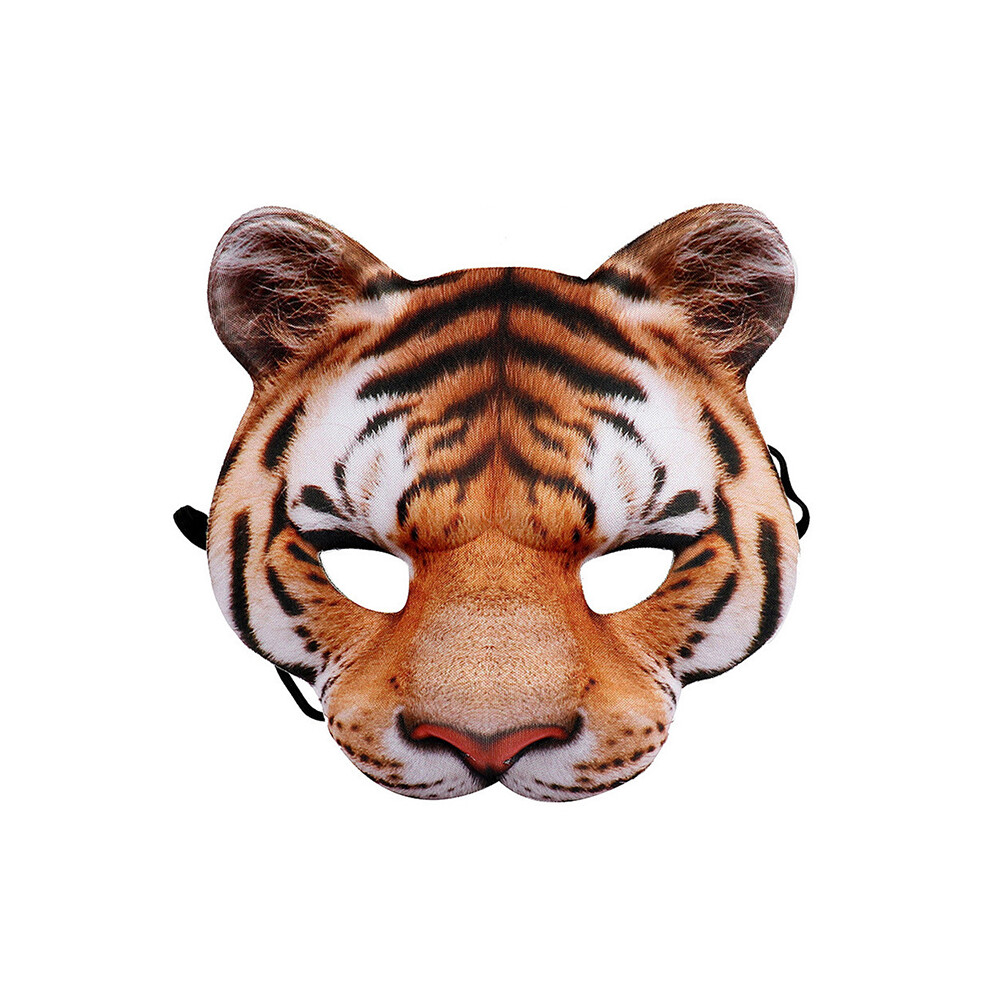 (Animal Mask 2) Halloween 3D Tiger Pig Animal Mask Masquerade Party Cosplay Costume Accessories-image-OPC-PGNDMKJ-NEW