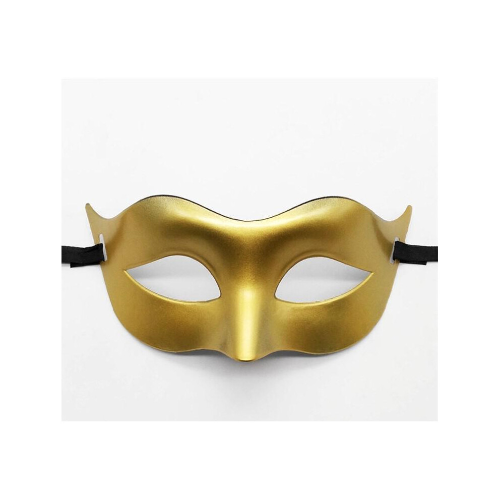 (Gold) 10 Color Women Man Sexy Gentleman Masquerade Mask Prom Mask Halloween-image-OPC-PGNDMT7-NEW