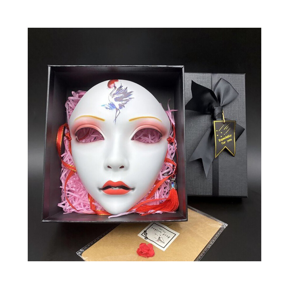 (7) Animistic Beautiful Women Mask Halloween Cosplay Face Cover Adult Full-image-OPC-PGNDN59-NEW