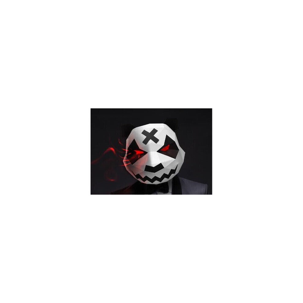 (Free cutting) Cosplay Masks Halloween Party Mask Supplies Panda Bear Costume Head Hood-image-OPC-PGNDP2Q-NEW