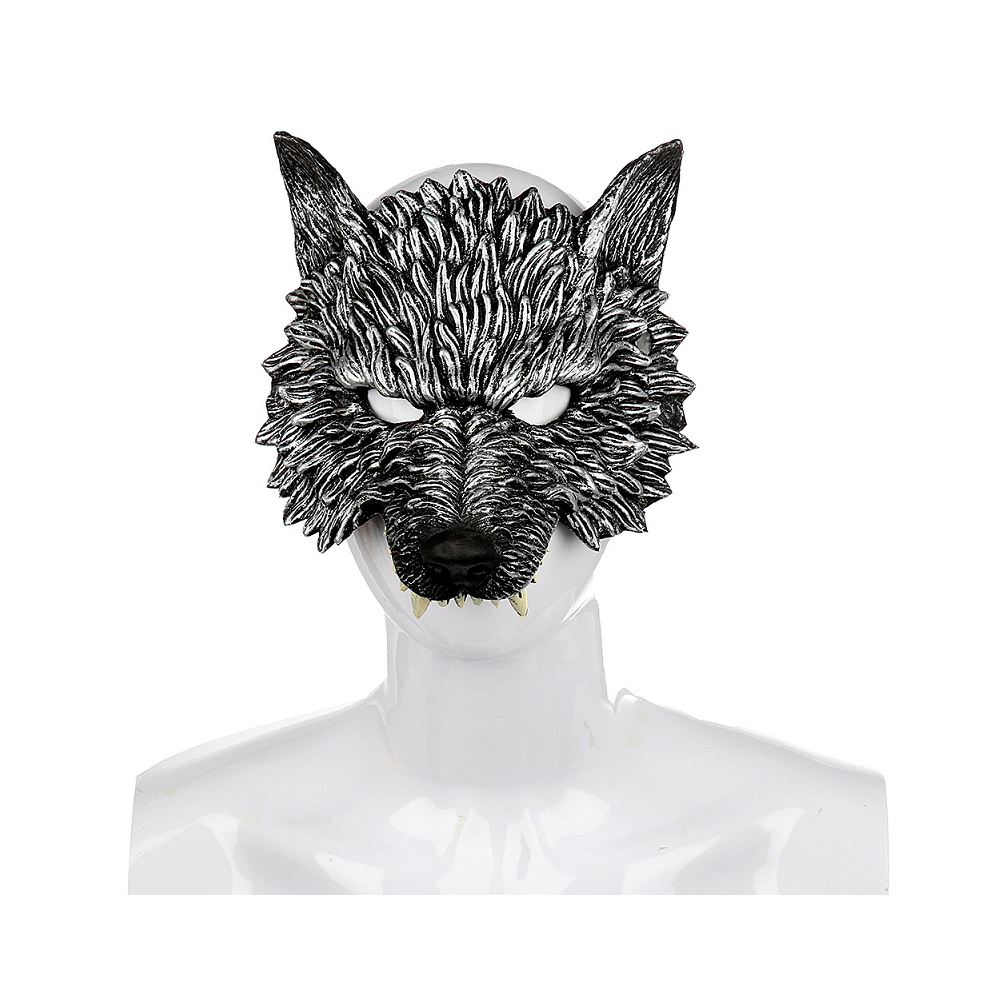 (yingselangmianju) Halloween animal mask carnival soft PU foam scary wolf mask masquerade-image-OPC-PGNDP59-NEW