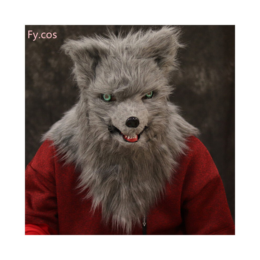 (Fox 7) Creepy Teddy Bear Rabbit Bloody Mask Masquerade Horror Animal Half Face-image-OPC-PGNDP6G-NEW