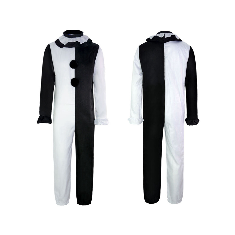 (Clown clothes L) Terrifier Art The Clown Horror Mask Cosplay Funny Evil Joker Hat Latex-image-OPC-PGNDPX8-NEW