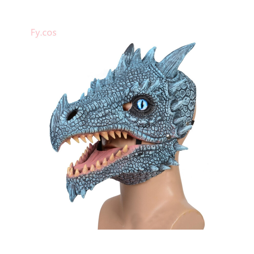 (Dinosaur mask 2) Monkey Mask Novelty Special Use Funny Gorilla Chimp Animal Full Face Latex-image-OPC-PGNDR6W-NEW