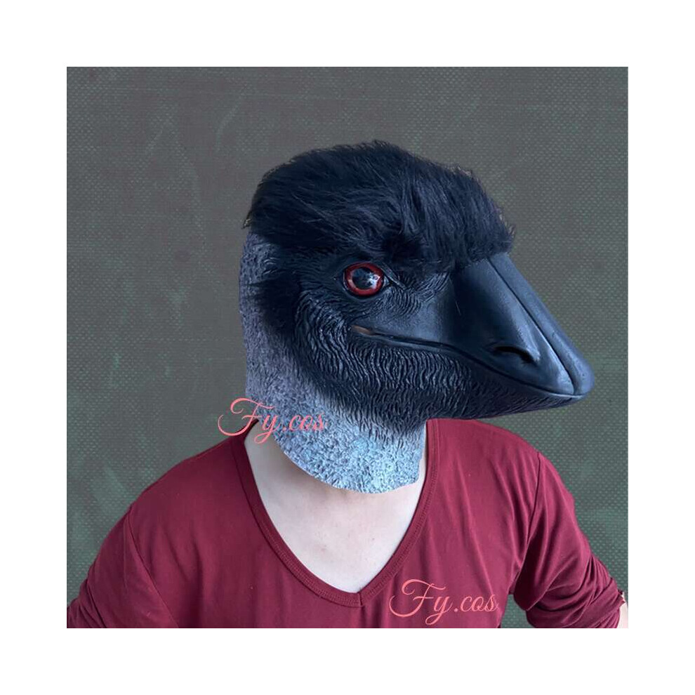 (Ostrich mask) Monkey Mask Novelty Special Use Funny Gorilla Chimp Animal Full Face Latex-image-OPC-PGNDR7P-NEW