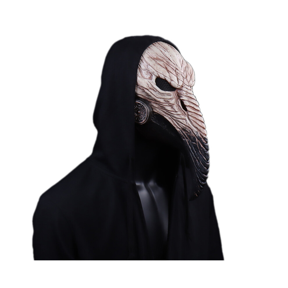 (long bird beak) Steampunk Plague Doctor Mask Cosplay Long Nose Bird Beak Latex Masks Carnival-image-OPC-PGNDR96-NEW