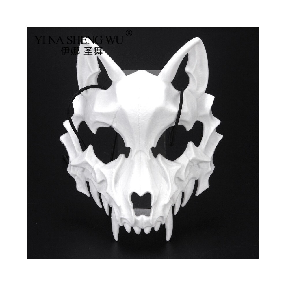 (WhiteA) Skull Face Cosplay Anime Mask Horror Game Y2k Accessories Set For Adult-image-OPC-PGNDRNK-NEW
