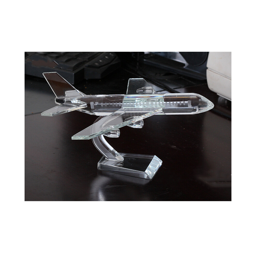 (plane) Airplanes Beautiful Crystal Airplane Model Toys Plane Model Aircraft Crafts