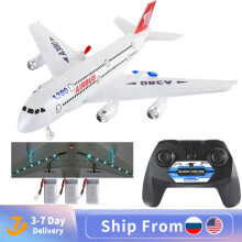 (with 1 batteries) Airbus A380 Boeing 747 RC Airplane Remote Control Toy 2.4G Fixed Wing