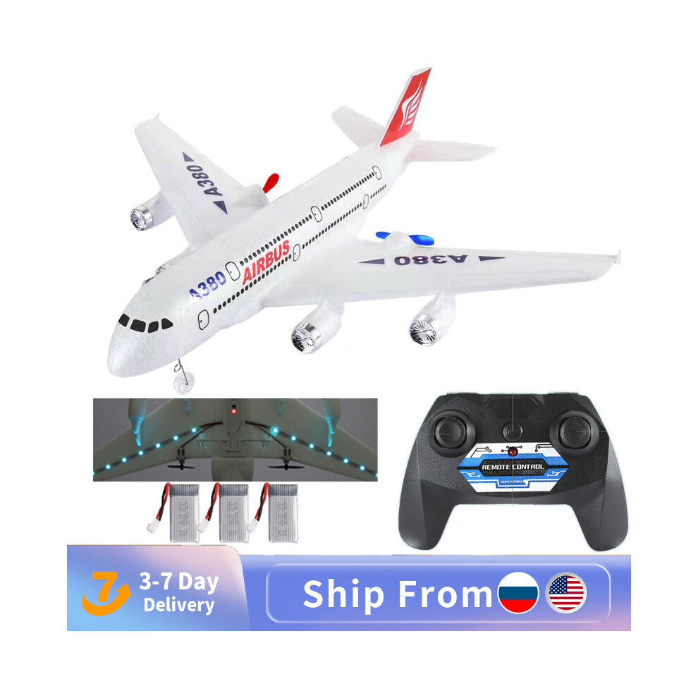 Maxpower (With 1 Batteries) Airbus A380 Boeing 747 Rc Airplane Remote Control Toy 2.4G Fixed Wing