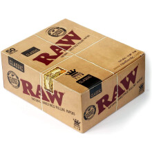 Full Box of 50 RAW Classic Rolling Papers Classic Kingsize Slim