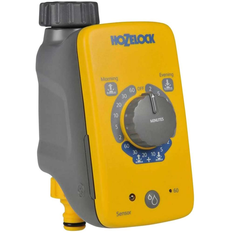 HOZELOCK - Watering Timer Sensor Controller : Automatic and Easy Watering With Its Light Sensor, Daily Watering At Sunrise And/or Sunset, Manual