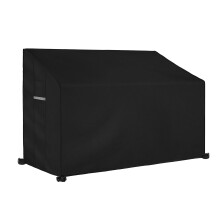Dokon 2 Seat Garden Bench Covers Waterproof Heavy Duty 600D Oxford Fabric Outdoor Bench Seat Cover with Air Vent Windproof Anti-UV Patio Garden Seat