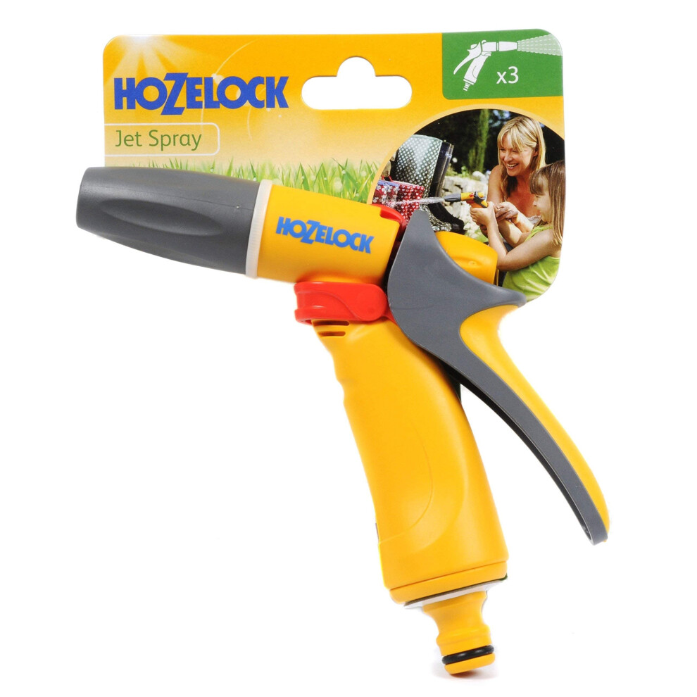 Hozelock 2674 Jet Gun 6002 Right 22 x 16 x 16 cm Yellow/Grey