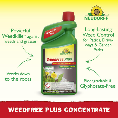 Neudorff 613818 WeedFree Plus Concentrated Weedkiller 1020ML 1