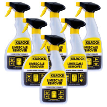 Kilrock Power Spray Limescale Remover 6 x 500ml - For baths, shower surrounds, sinks and taps