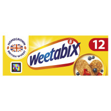 Weetabix Wholegrain 12 Biscuits (Pack of 18, total of 216 biscuits)
