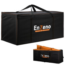 Enzeno Garden Furniture Cushion Storage Bag, 420D Oxford Fabric Waterproof, Anti-UV Heavy Duty Christmas Tree Storage Bag with Carry Handle and Zipper