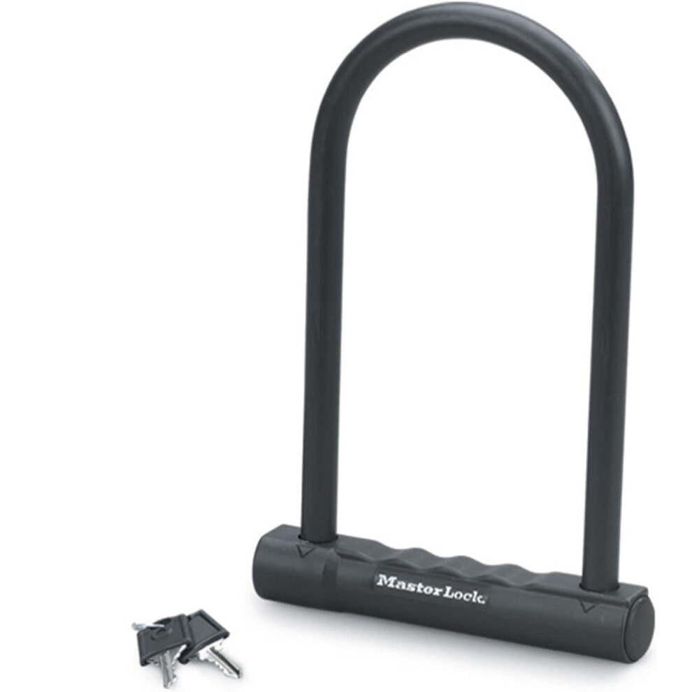 Master Lock Bike D Lock, Key, Universal Mounting Bracket 8170EURDPRO - Use with Electric, Mountain, Road, Folding Bikes