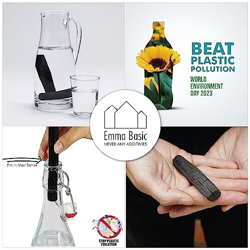 Emma Basic | Binchotan Charcoal Water Filter | 4 Pcs 2
