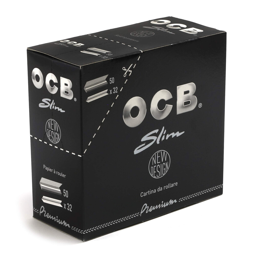 Ocb Black Premium King Size Slim Rolling Papers Cigarette Papers Smoking Papers Pack Of 50 Booklets From Sudesh Enterprises