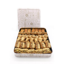 Sweet Land Vegan Baklava Selection - 1000g Pack | Handmade Traditional Lebanese Baklava | Ramadan, Mother's Day, Easter, Eid & Birthday | Mixed Tray