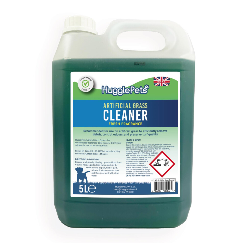 HugglePets Professional Artificial Grass Cleaner 5L