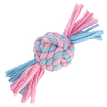 Skye & Murphy Fleece Rope Ball Dog Toy