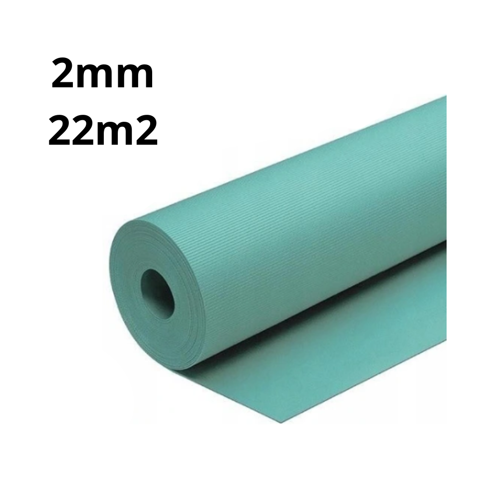 Corksystem Underlay Roll Xps Flex - Thick 2Mm - Coverage 22M2 (236.80Sqft)