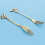 20Pcs Stainless Steel Flatware Fruit Fork Dinnerware Appetizer Snack Dessert Kitchen Tableware Leaf Shape 8