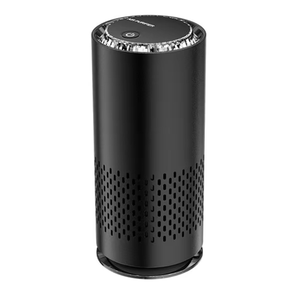 Negative Ion Generator Usb Air Purifier With Hepa Filter For Car Smell Formaldehyde Removal Electric Air Freshener Black 4853440837776