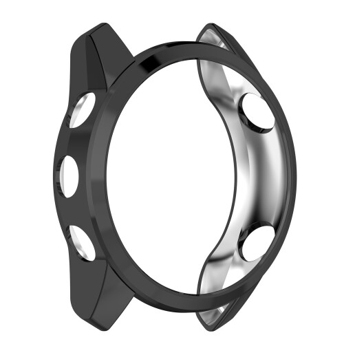 TPU Protective Case for Garmin Forerunner 745 Watch Cover Protector Frame for Garmin Forerunner745 Shell Black