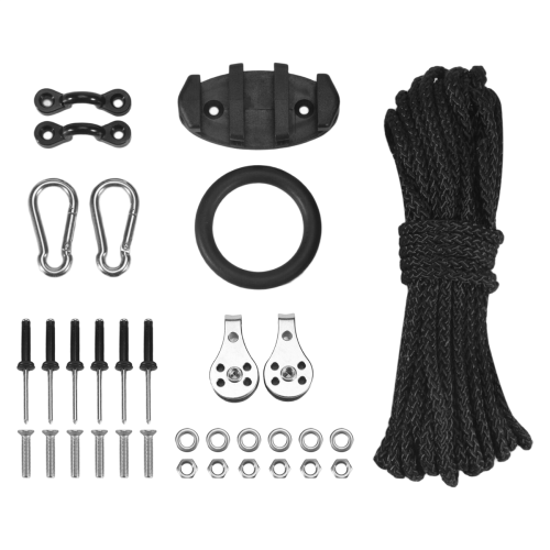 Anchor Trolley Kit Φουσκωτό στιβαρό καγιάκ Canoe Anchor Car Kit Σύστημα με αξεσουάρ 1