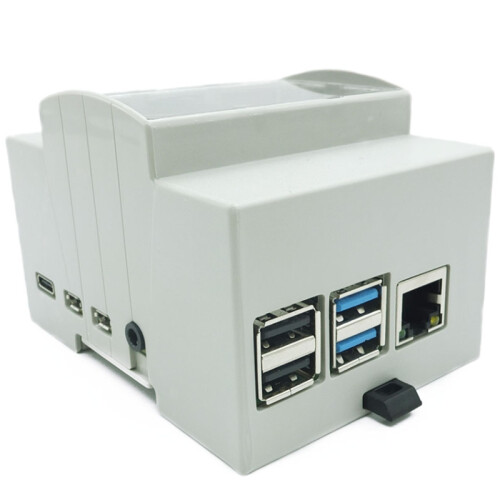 για Raspberry Pi 4 Model B Θήκη ABS Λευκή θήκη Προστατευτική θήκη για Raspberry Pi 4B 1