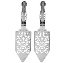 2 Pieces Absinthe Spoons, Stainless Steel Cocktails Spoon Making Kit Gothic Fountain Dripper