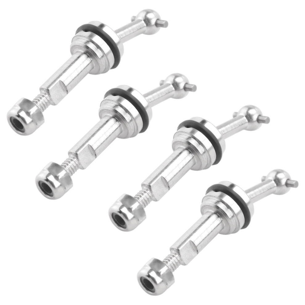 Photos - Parts for Drones & RC models 4Pcs Metal CVD Universal Joint Shaft with M2 Nut for K969 K989 K979 P929 1/28 RC Car Upgrades Parts